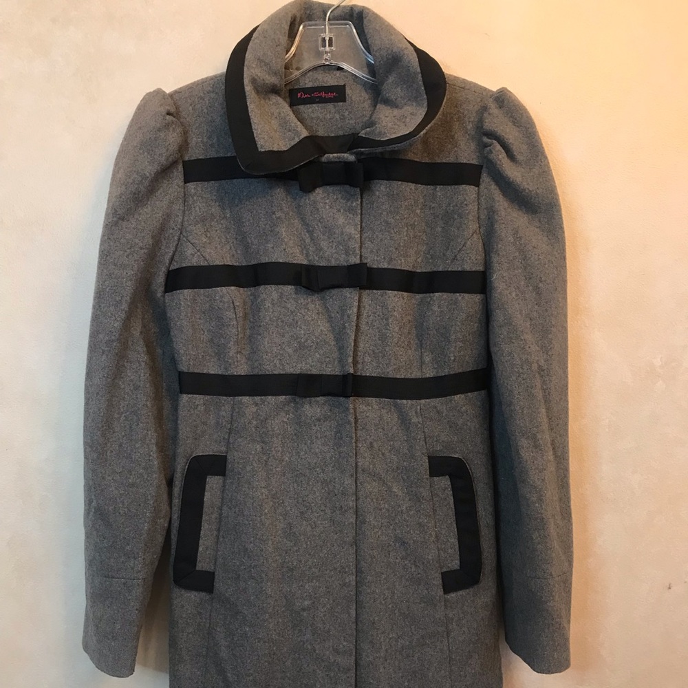 Topshop Wool Blend Coat